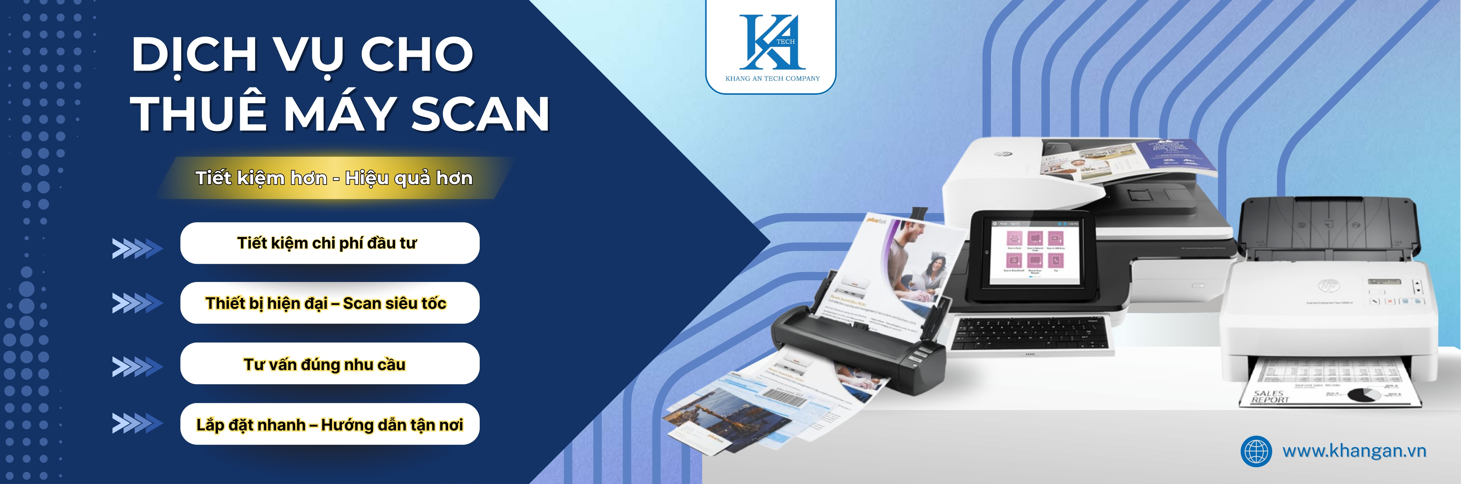 banner máy văn phòng